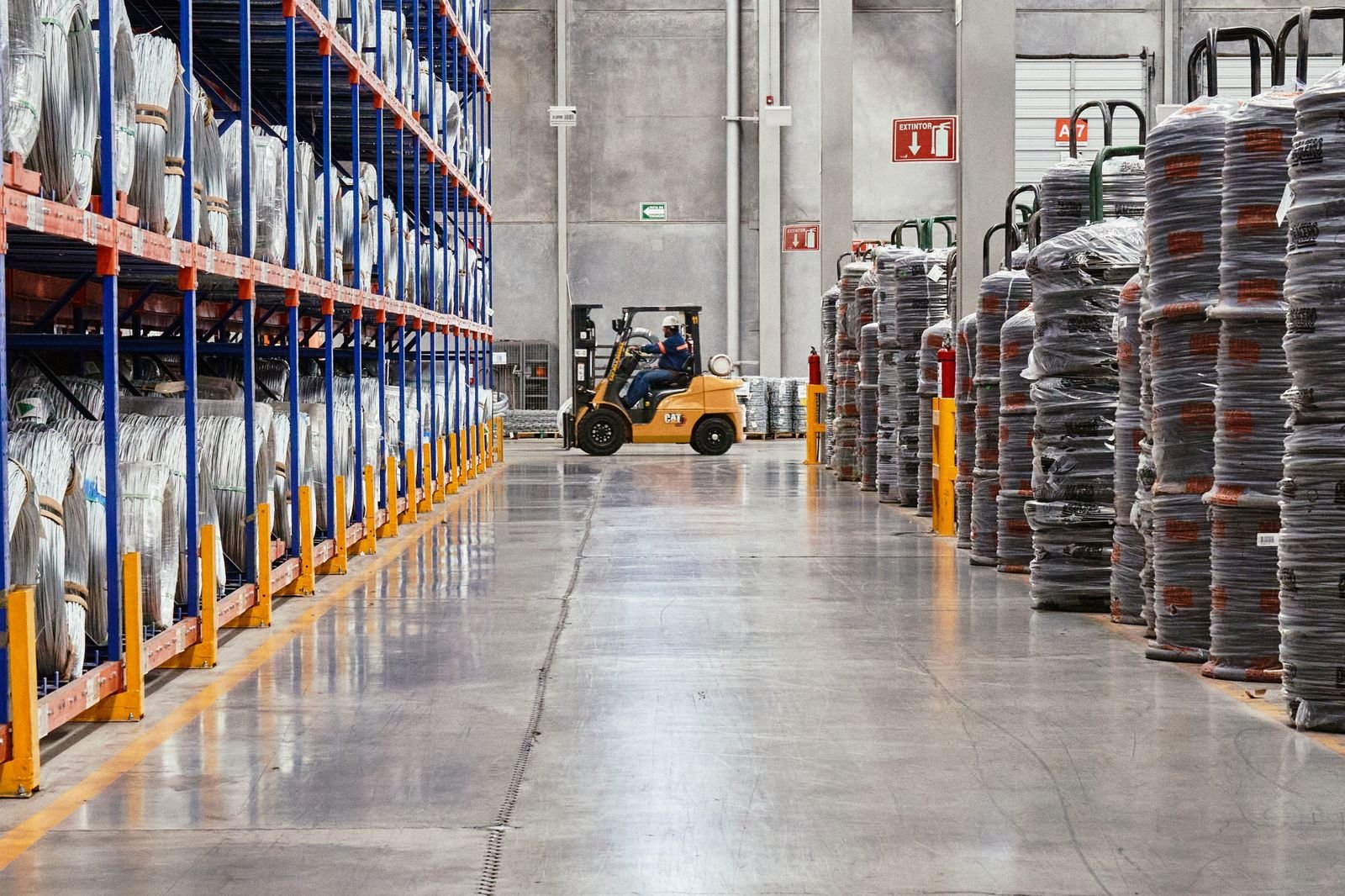 Industrial warehouse and material handling